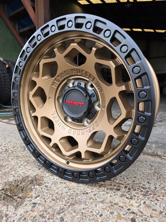 MAT 17X8.5 6X139.7 -12 OFFSET BRONZE M108ABB