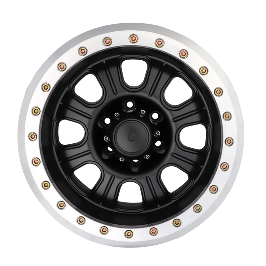 BIGROCK TRUE BEADLOCKER RIM 17X9 6X139.7 -30 OFFSET BLACK H802A