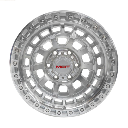 MAT 17X8.5 6X114.3 0 OFFSET SILVER M103CM