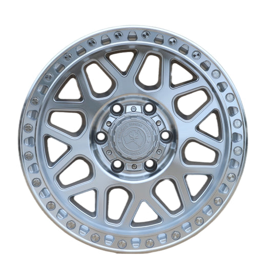 BIGROCK 17X8.5 6X139.7 -12 OFFSET SILVER G297MM