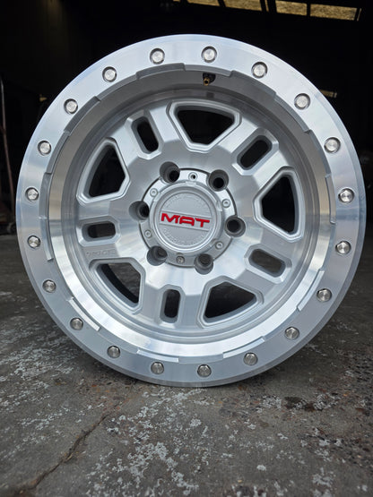 MAT 16X8 6X139.7 0 OFFSET SILVER 5669AM