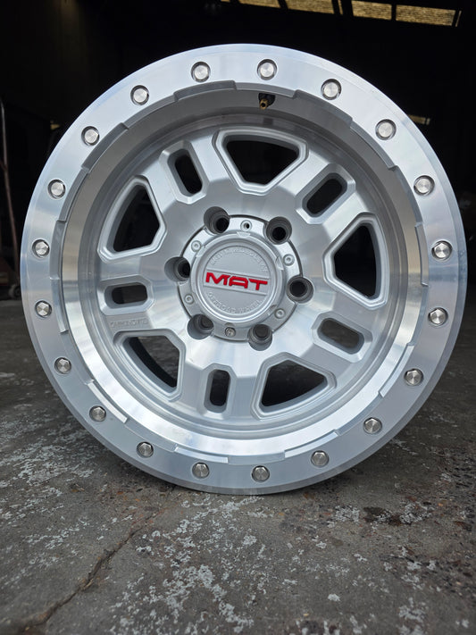 MAT 16X8 6X139.7 0 OFFSET SILVER 5669AM