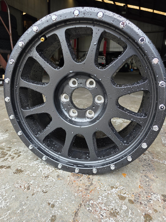 BIGROCK 17X8.5 5X150 -23 OFFSET SATIN BLACK  79095FC