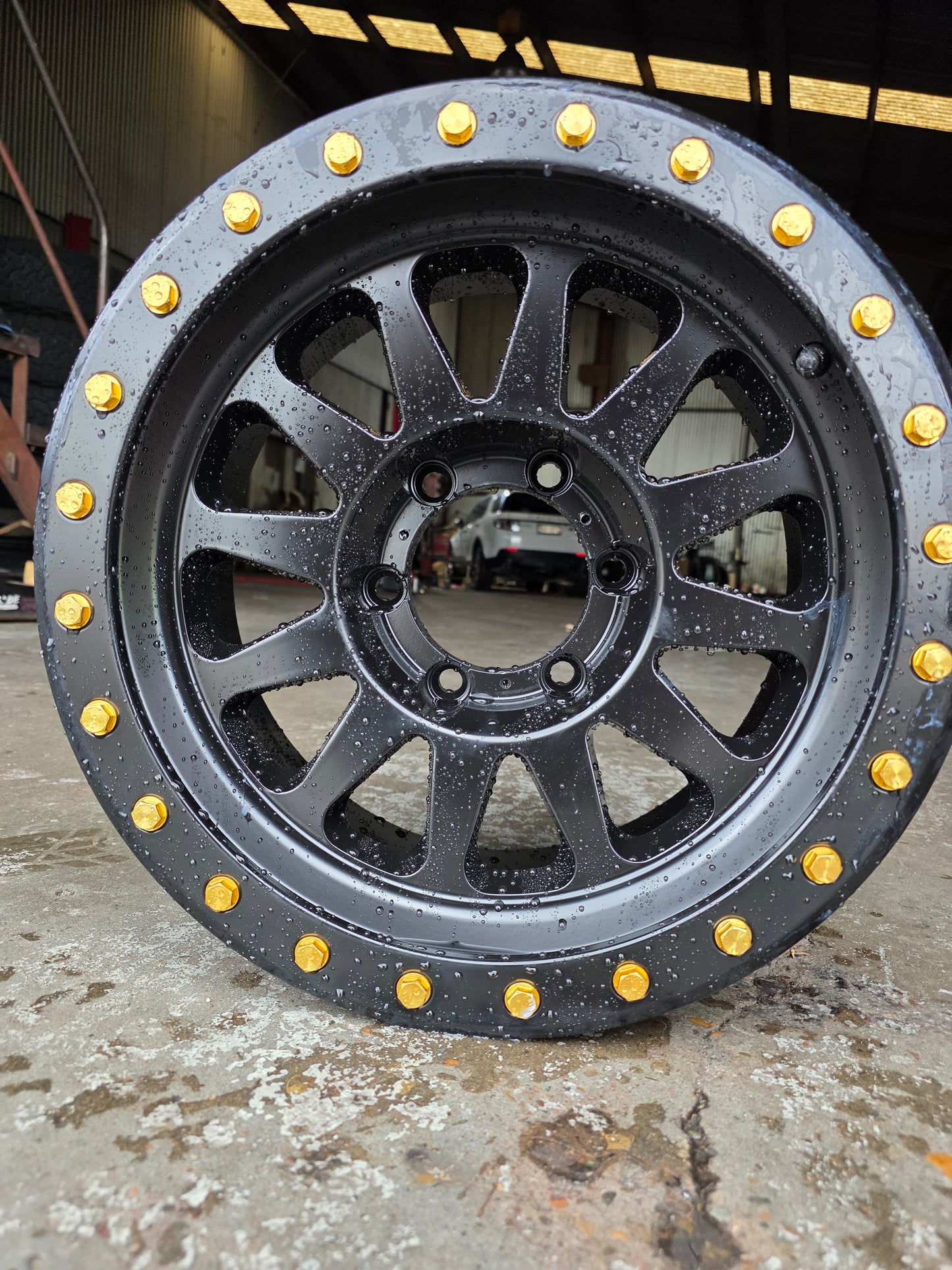 BIGROCK 16X8 6X139.7 -25 OFFSET BLACK H290B