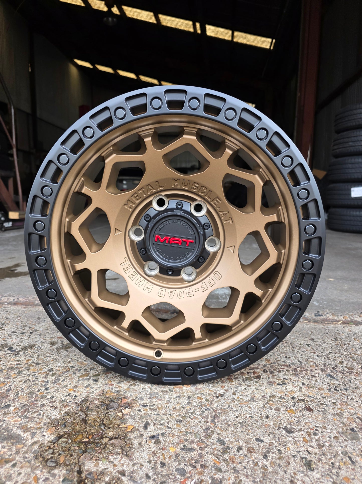 MAT 17X8.5 6X139.7 +0 OFFSET BRONZE M108BBB