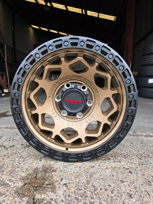 MAT 17X8.5 6X139.7 -12 OFFSET BRONZE M108ABB