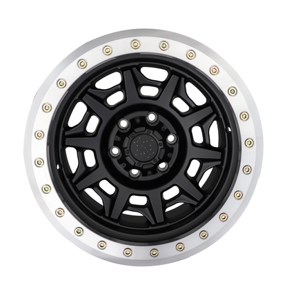 BIGROCK TRUE BEADLOCKER RIM 17X9 6X139.7 -30 OFFSET BLACK 2628A