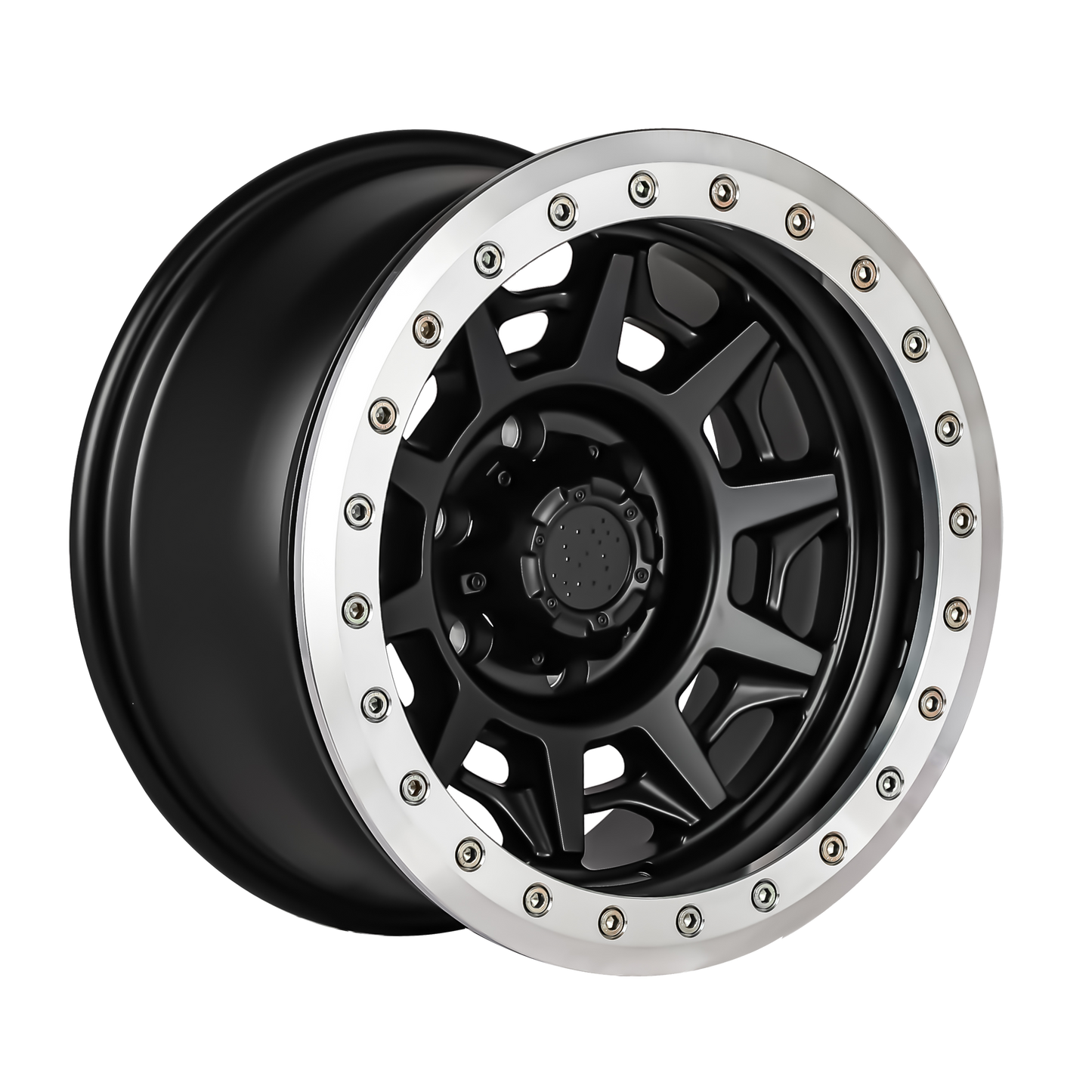 BIGROCK TRUE BEADLOCKER RIM 17X9 6X139.7 -30 OFFSET BLACK 2628A