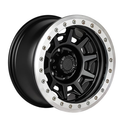 BIGROCK TRUE BEADLOCKER RIM 17X9 6X139.7 -30 OFFSET BLACK 2628A