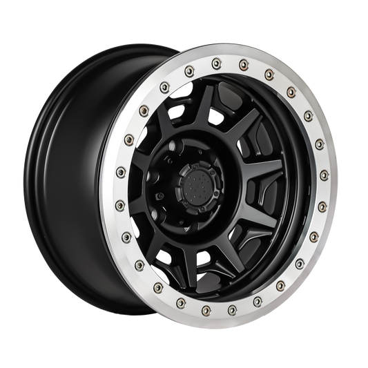 BIGROCK TRUE BEADLOCKER RIM 17X9 6X139.7 -30 OFFSET BLACK 2628A