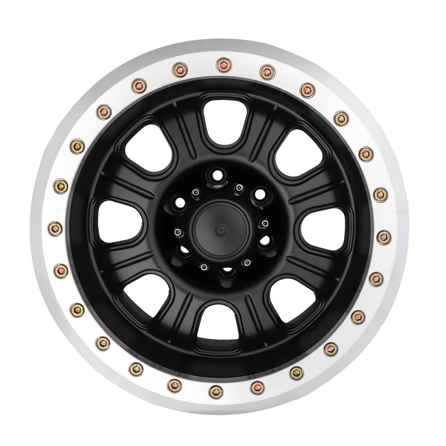 BIGROCK TRUE BEADLOCKER RIM 17X9 6X139.7 -30 OFFSET BLACK H802A