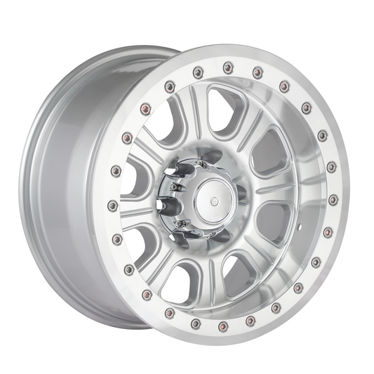 BIGROCK TRUE BEADLOCKER RIM 17X9 6X139.7 -30 OFFSET SILVER H802AM