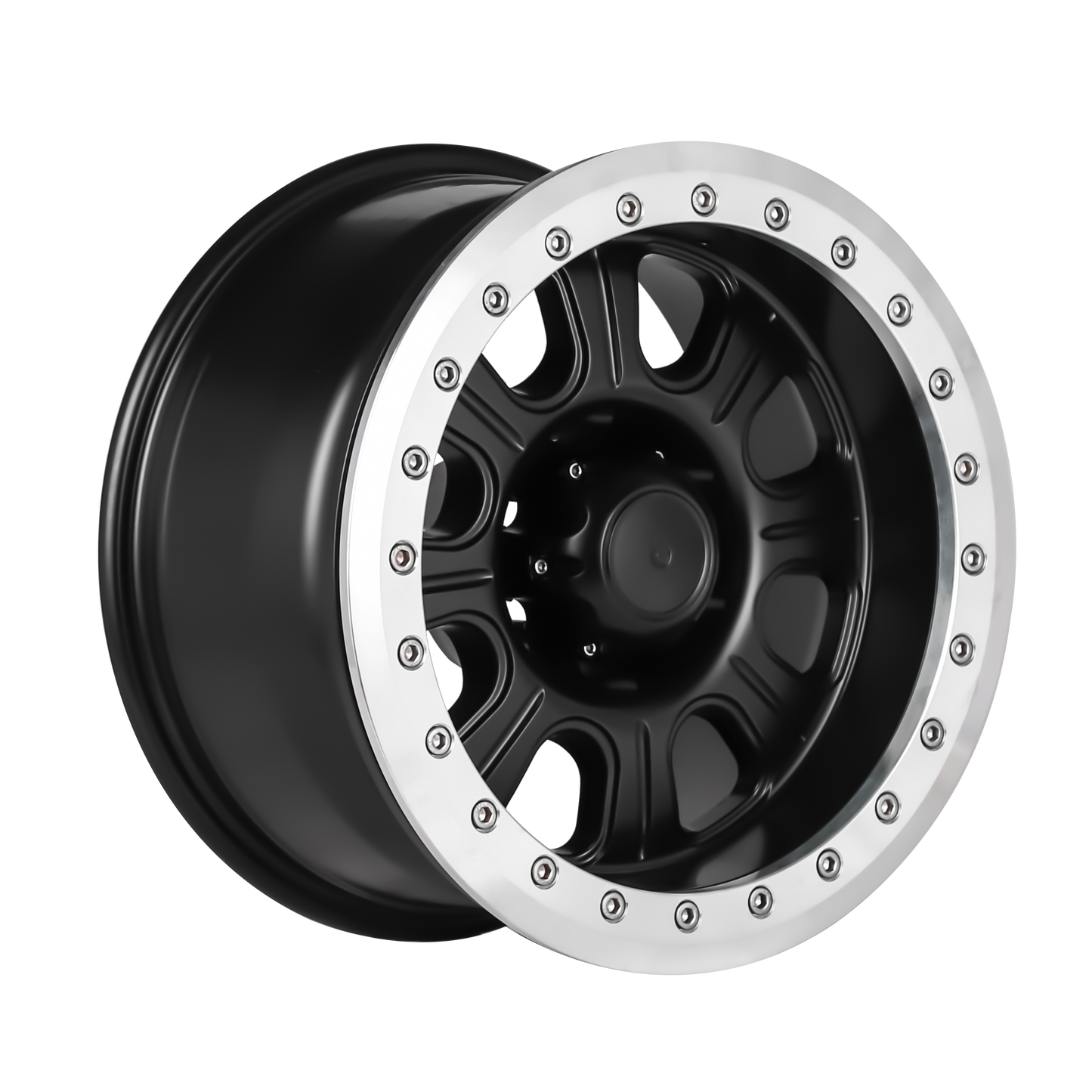 BIGROCK TRUE BEADLOCKER RIM 17X9 6X139.7 -30 OFFSET BLACK H802A