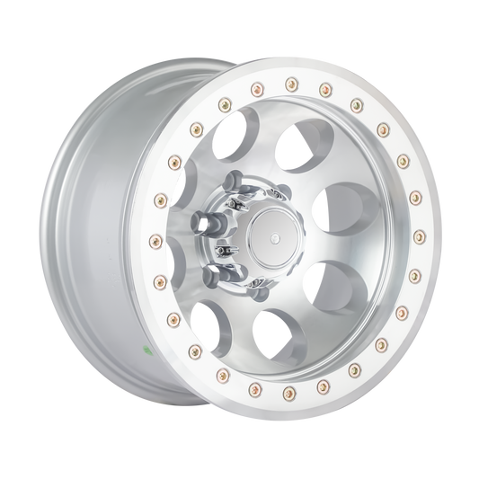 BIGROCK TRUE BEADLOCKER RIM 16X8 6X139.7 -25 SILVER 5803DM