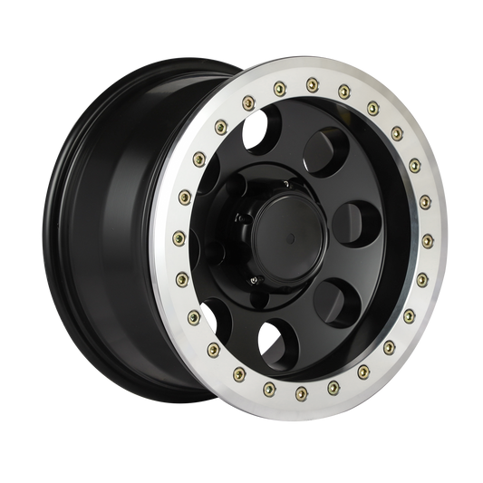 BIGROCK TRUE BEADLOCKER RIM 16X8 6X139.7 -25 BLACK 5803D
