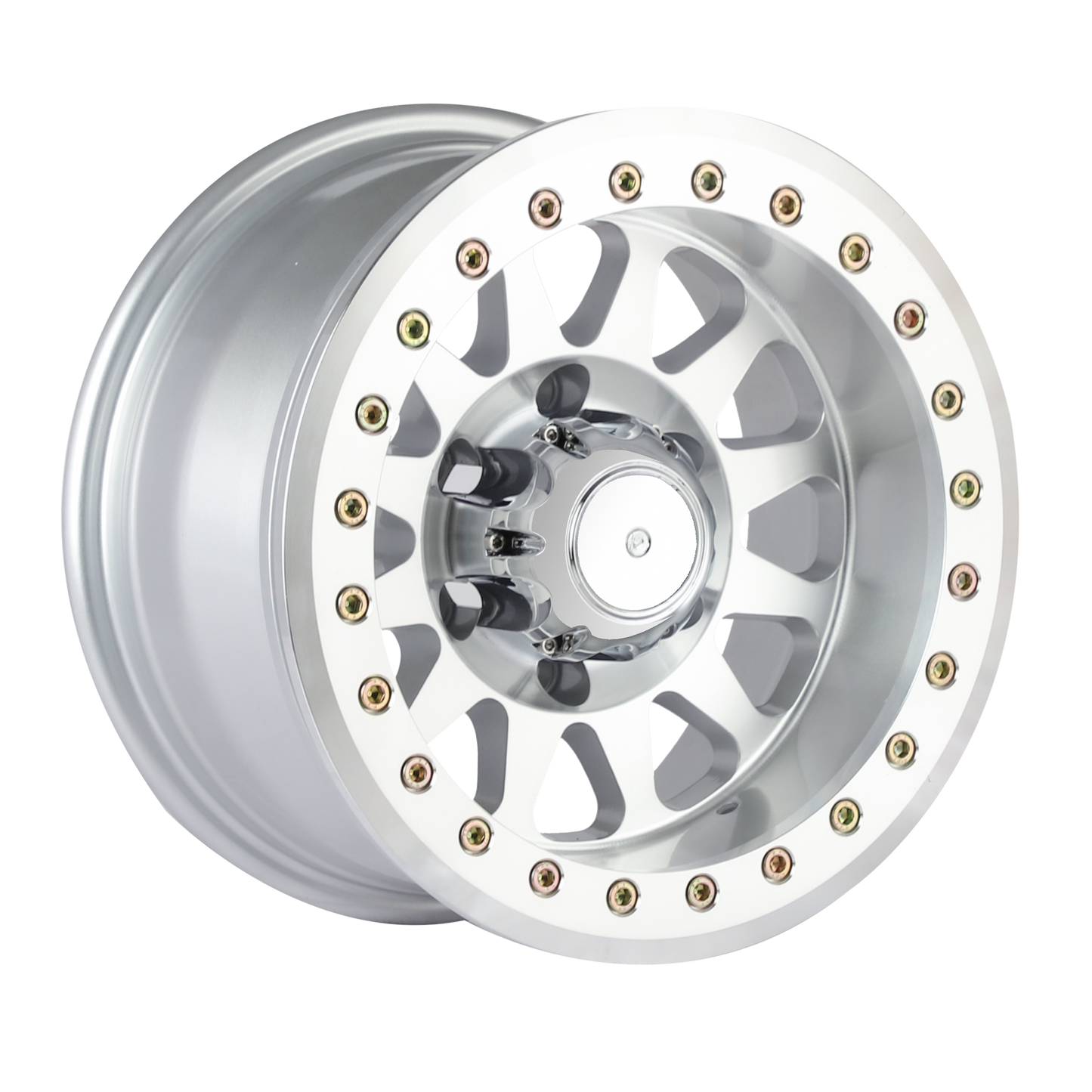 BIGROCK TRUE BEADLOCKER RIM 16X10 5X150 -44 SILVER H104CM