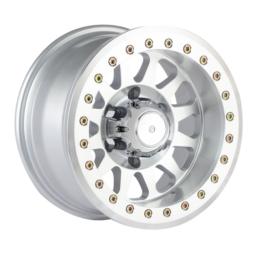 BIGROCK TRUE BEADLOCKER RIM 16X10 6X139.7 -44 SILVER H104AM