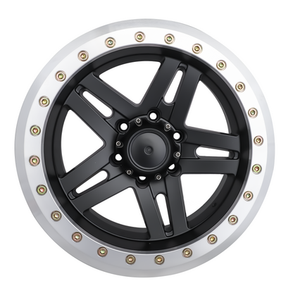 BIGROCK TRUE BEADLOCKER RIM 17X9 6X139.7 -30 OFFSET BLACK 515A