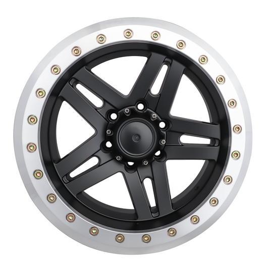 BIGROCK TRUE BEADLOCKER RIM 17X9 6X139.7 -30 OFFSET BLACK 515A