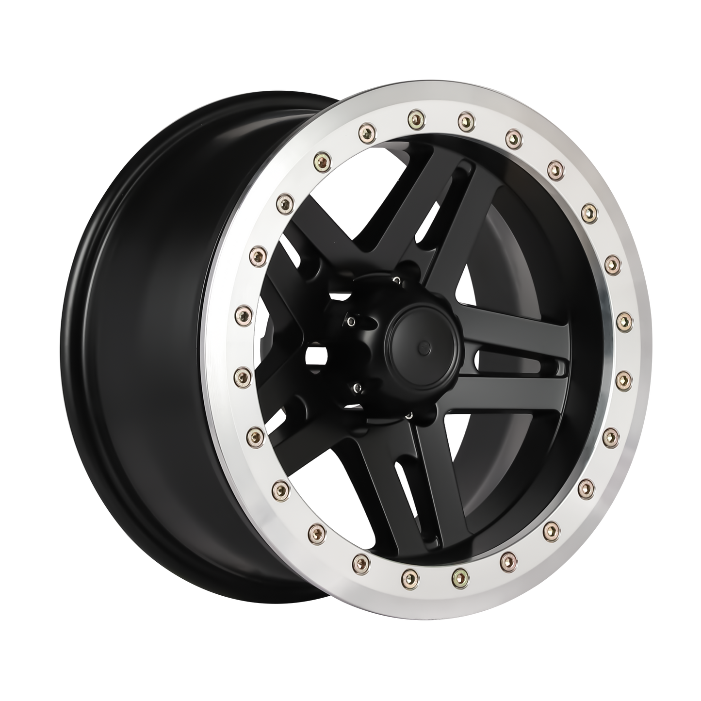 BIGROCK TRUE BEADLOCKER RIM 17X9 6X139.7 -30 OFFSET BLACK 515A