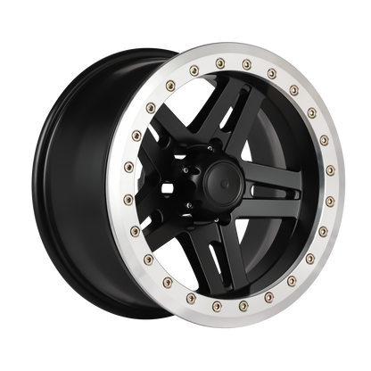 BIGROCK TRUE BEADLOCKER RIM 17X9 6X139.7 -30 OFFSET BLACK 515A
