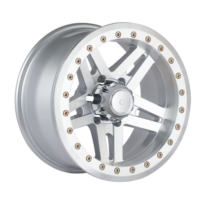 BIGROCK TRUE BEADLOCKER RIM 17X9 6X139.7 -30 OFFSET SILVER 515AM