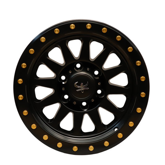 BIGROCK 16X8 6X139.7 0 OFFSET BLACK H290A