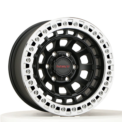 MAT TRUE BEADLOCKER RIM 17X9 6X139.7 -24 OFFSET BLACK M103ATB