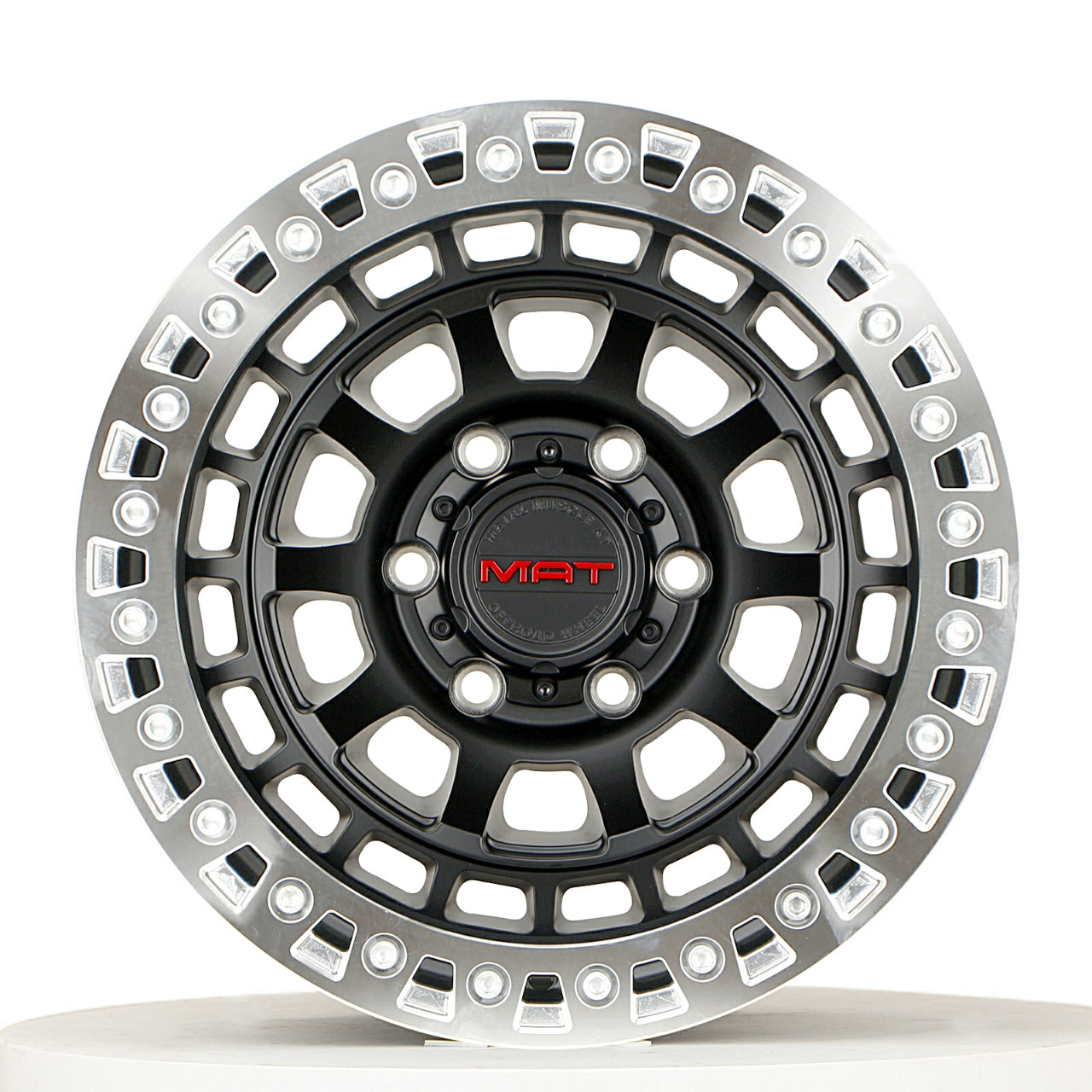 MAT TRUE BEADLOCKER RIM 17X9 6X139.7 -24 OFFSET BLACK M103ATB