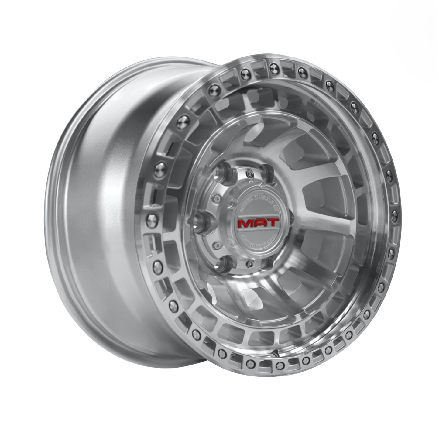MAT 17X8.5 6X114.3 0 OFFSET SILVER M103CM