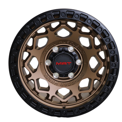 MAT 17X8.5 6X139.7 +12 OFFSET BRONZE M108CBB