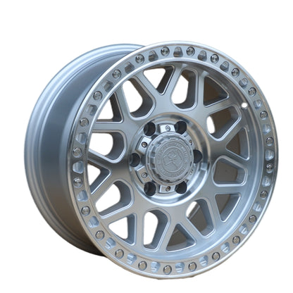 BIGROCK 17X8.5 6X139.7 +35 OFFSET SILVER G297AM