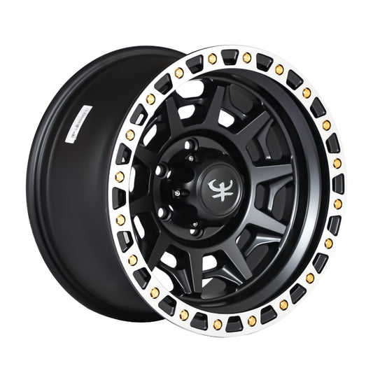 BIGROCK 17X9 6X139.7 -30 OFFSET SATIN BLACK BR2628DG