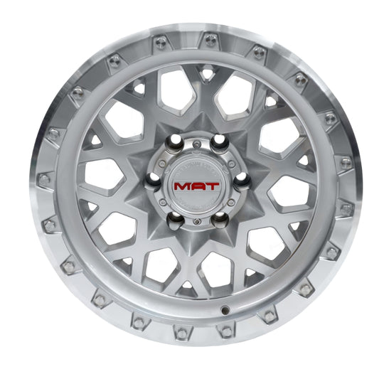 MAT 17X8.5 6X139.7 +12 OFFSET SILVER BR1899AM