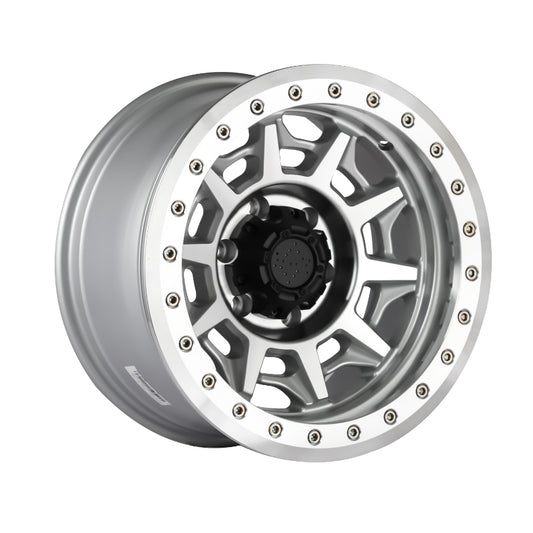 BIGROCK TRUE BEADLOCKER RIM 17X9 6X139.7 -30 OFFSET SILVER 2628AM