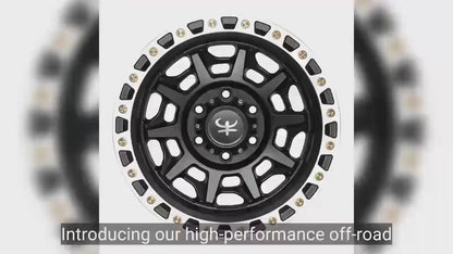 BIGROCK 17X9 5X150 -30 OFFSET SATIN BLACK BR2628FG