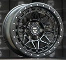 TKX 17X8.5 6X139.7 -12 OFFSET BLACK WITH SATIN BLACK T802EM
